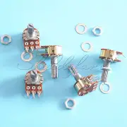 3PCS B10K Dual Stereo Potentiometer Pots Shaft S 15mm 6Pin