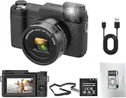 Bsbkoj 4K Digital Camera, 48MP, 40X Optical Zoom, Vlogging & Photography, Multicolor