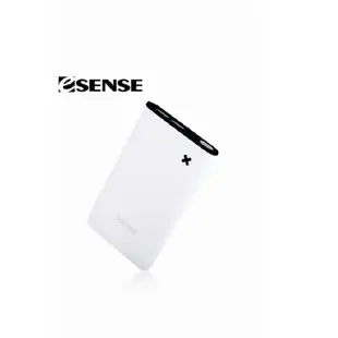 Esense B600 白色戀人超薄行動電源 黑