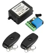 DC 12V 1CH 433Mhz RF Wireless Relay Remote Control Light Momentary Switch Tra