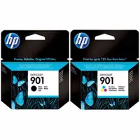 在飛比找旋轉拍賣優惠-HP 901 Officejet 墨水匣組合包 (兩黑一彩