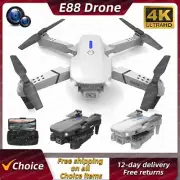 New E88Pro RC Drone 4K Professinal With 1080P Wide Angle Dual HD Camera Foldable
