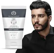 The Man Company Anti-Graying Hair & Beard Cream for Men, Delays Grays, Nourishes, Styles, Boosts Confidence, Toxin-Free, All Hair Types, 75Gm