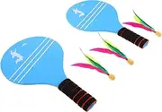SUPVOX Badminton Paddle Set for Boys and Girls 1 Set Rackets Shuttlecocks and Bag