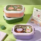 1000ml Bento Box Leak-proof Pack Rice Office Commuters Lunch Box Good Sealing