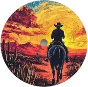1pc NH35 Dial 28.5mm Dial NH36 Dial Sunset Cowboy Dial Colorful Dial Suitable for NH35/36 Movemen(NO.5,No Window)