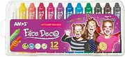 Amos 12 Color Face Deco Plastic Case