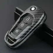Carbon Fiber Car Smart Key Protector Cover For Ford Explorer F150 Mondeo Ranger