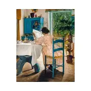 Laurits Andersen Ring, At Breakfast, 1898, Canvas Print, 20" x 25" + Border