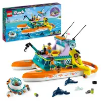 在飛比找momo購物網優惠-【LEGO 樂高】Friends 41734 海上救援船(家
