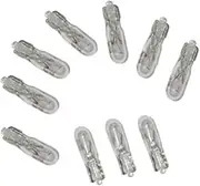 10 x CAPLESS WEDGE BULB INDICATOR DASH CAR AUTO LIGHT BULBS 12V 1.2W