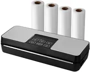 [Devanti] Food Vacuum Sealer Machine Sealing Cutter 5 Modes Storage Bags 4 Rolls