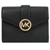 在飛比找遠傳friDay購物優惠-MICHAEL KORS CARMEN 金屬MK LOGO三