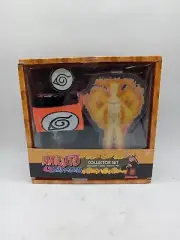 Naruto Shippuden Gift Set 4pcs 12oz Mug Crew Socks LED Light Pin Collector's 256
