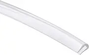 uxcell Trim Seal, PVC U-Seal Channel Edge Protector Sheet, Fits 0.5-1mm Edge 3Meters/9.84Ft Length, 0.2" Height Transparent