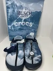 BUSCH BEER X CROCS CLASSIC ALL TERRAIN CLOG Men Size 11M 208595-90H