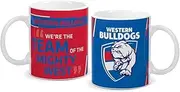 Western Bulldogs AFL Footy Logo and Song Mug