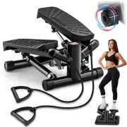 Steppers for Exercise at Home, Mini Stepper with Resistance Bands Full Body W...