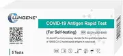 Clungene Rapid Antigen Self Test Kits Nasal Swab for COVID-19 (5 Test per Pack) - ARTG ID: 333341