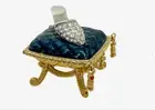 Vtg Estee Lauder Beautiful Magic Slipper Solid Perfume Compact Brand New in Box