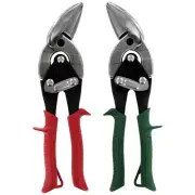 MIDWEST Snips Forged Blade Offset Aviation Snips Set, 2-Piece - MW-P6510C