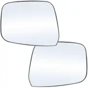 Left & Right Hand Side Wing Mirror Glass Heated Convex for Nissan Navara D40 2005 - 2013 Pathfinder R51 2005 - 2012 Rear View Pair