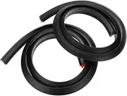 Seal Strip 2PCS 150Cm Car Splash Guard Fender Flare Extension Wheel Eyebrow Moulding Trim Wheel Arch Strip Extenders Scratch-Proof Edge Trim