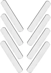 ifundom 8 Pcs Weighted Steel Plates for Running and Strength Training Electroplated Steel for Safe Weight Distribution Exercises