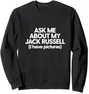 VidiAmazing Jack Russell Mom Dad Terrier Ask Me About My Jack Russell ds242 ds1697 Sweater Sweatshirt