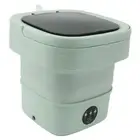 6L Folding Washing Machine Fully Automatic Mini Washing Machine 100-240V Green U