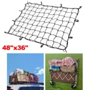 48''x 36''Latex Roof Rack Cargo Net Bungee Mesh 12 Hooks Pickup SUV Truck Bed (for: Lincoln)