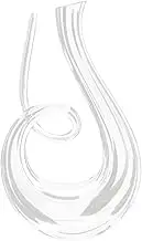 BEBEMOKO Elegant Glass Wine Decanter 1300ml Red Wine Aerator Narrow Neck Pourer