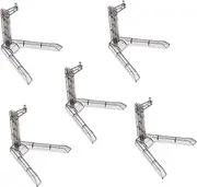 NOLITOY 5pcs Action Figure Display Stand Secure Base for Collecting Dolls and Space Saving Design Elegant Transparent Holder Easy Assembly for Home Decor