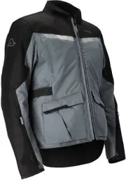 Acerbis X-Trail Motorcycle Textile Jacket, black-grey, Size L for Men Black Grey