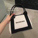 珊妮二手BALENCIAGA 巴黎世家 CABAS XS 新款 單寧 托特包 帆布包 子母包 手提包 390346 現貨