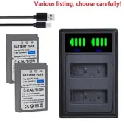 Battery or charger for Olympus BLS-5 PS-BLS5 OM-D E-M10 Evolt E-400 E-410 E-420