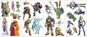 RoomMates The Legend of Zelda: Ocarina of Time 3D Peel and Stick Wall Decal, Multicolour