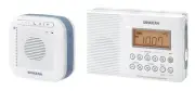 H201P Portable Waterproof Bluetooth Speaker and Portable AM/FM/Weather Alert ...