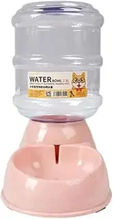 AIMALL Automatic 3.8L Water Feeder Food Pet Dog Cat Puppy Dispenser Feeder Bowl Bottle, Anti-Skid, Easy-Clean Design, Food Grade Material, 12.6x6.69x12.4 in