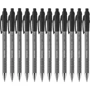 Papermate Flexgrip Retractable Ballpoint Pen Medium 1.0mm (Black) [Box 12]