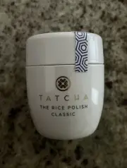 NEW - TATCHA The Rice polish Classic .5oz / 15g Foaming Enzyme Exfoliant Powder