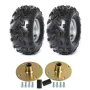 2pc 18x9.50-8 Rear Wheel Tire Rim 23T Wheel Hub For ATV Dune Go Kart Lawn Mower
