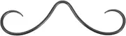 SAFIGLE Moustache Nose Ring Septum Ring Piercing Ring Stainless Steel Nose Ring Nose Jewellery for Halloween Carnival, 6.20X1.50X0.10CM, Stainless Steel, No Gemstone