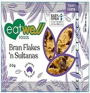 Eatwell Bran Flakes and Sultanas Breakfast Portion Control Cereal (Pack of 30)
