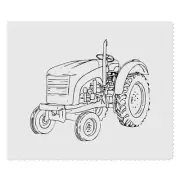 2 x 'Mini Tractor' Microfibre Lens / Glasses Cleaning Cloths (LC00028582)