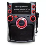 Emerson Portable Bluetooth Karaoke System w 7" LCD Display and Carrying Handle
