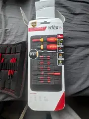 Wiha TorqueVario 2872T13 13pc Slim Torque SlimVario Screwdriver Set 1000V 40674