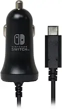 HORI Nintendo Switch Car Charger - Officially Licensed, 3.0A Power, USB-C, Black