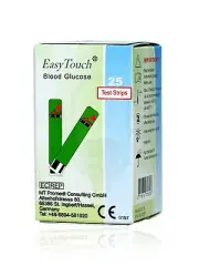 Test Strip Easy Touch Glucose 25 Test Strips Easytouch Original