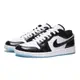 NIKE 籃球鞋 AIR JORDAN 1 LOW CONCORD 黑白 漆皮 冰底 男 DV1309-100